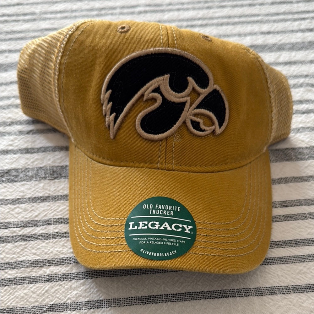 Legacy Iowa Hawkeyes Mustard Trucker Cap